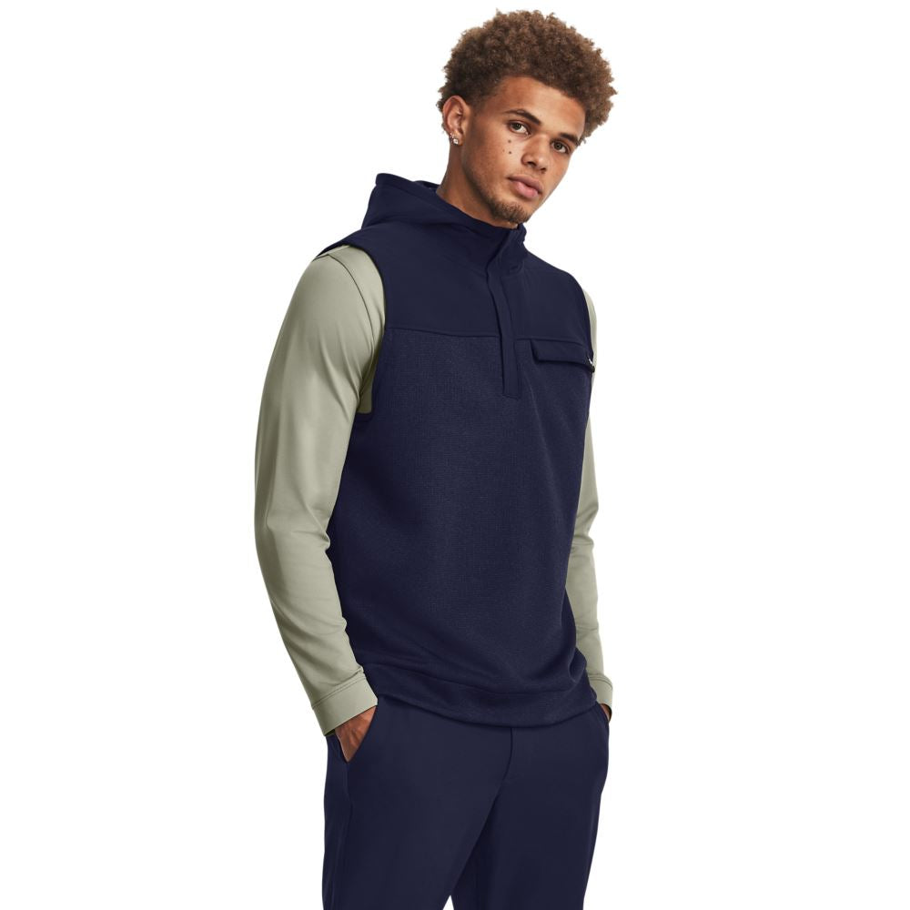 Storm SweaterFleece Gilet Midnight Navy/White - AW23