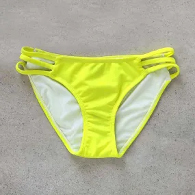 Strappy Bikini Bottom - LUMO LEMON