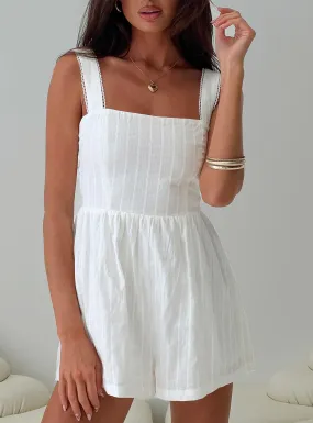 Talinga Romper White