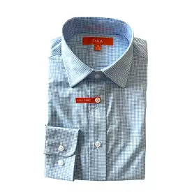 Tallia Boys Blue Check Dress Shirt KZ0000