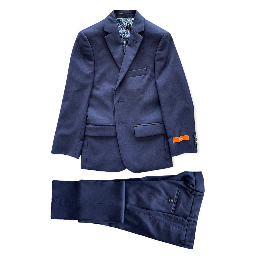 Tallia Boys Husky Bright Blue Suit Dress Pants_ 3YH055