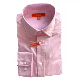 Tallia Boys Pink Solid Dress Shirt KZ0002