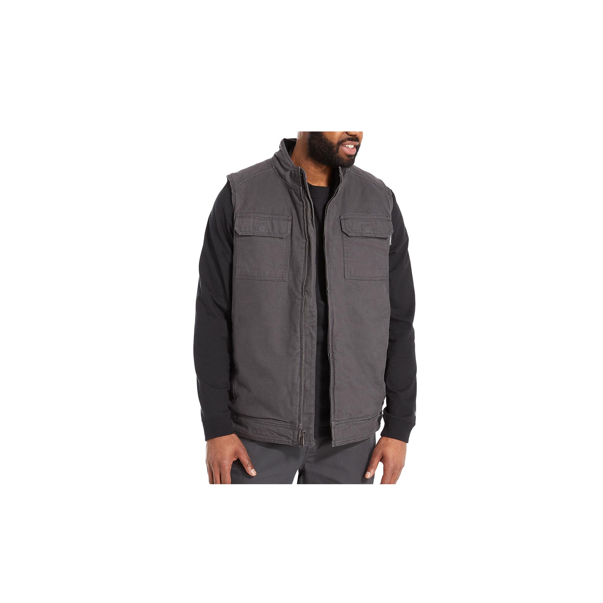 Wolverine Lockhart Insulated Canvas Vest Granite