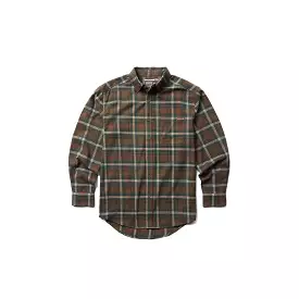 Wolverine Rivet Flannel Work Shirt Chestnut Plaid