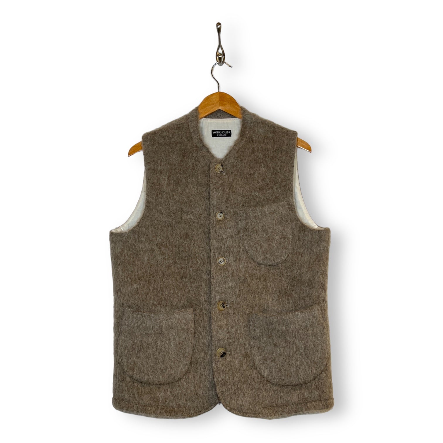 Workhouse County Gilet mohair